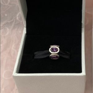 Purple Oval Lights Charm item #790311ACZ